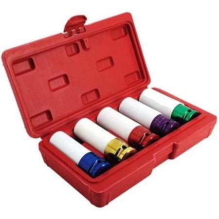 Frita Frita 239214 0.5 in. Master Mechanic Thin Wall Impact Socket Set; 5 Piece 239214